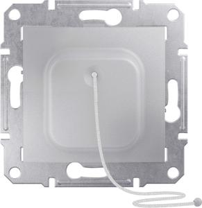 Фото Schneider Electric Sedna SDN1200160 Выключатель со шнуром (10 А, под рамку, скрытая установка, алюминий)