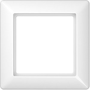 Фото Jung AS500 AS581WW Рамка 1-постовая (универсальная, белая)