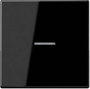 Фото Jung LS990 LS990KO5SW Клавиша одиночная с линзой (черная)