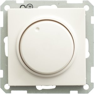 Фото Schneider Electric W59 SR-5S0-2-86 Светорегулятор поворотный (300 Вт, R+C, под рамку, скрытая установка, слоновая кость)