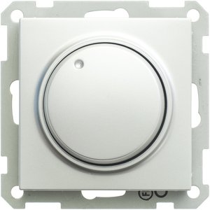 Фото Schneider Electric W59 SR-5S1-5-86 Светорегулятор поворотный (630 Вт, R+C, под рамку, скрытая установка, матовый хром)