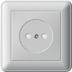 Фото Schneider Electric W59 RS16-151-18 Розетка со шторками (16 А, в сборе, скрытая установка, белая)