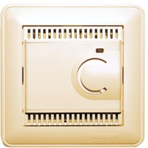 Фото Schneider Electric W59 TES-151-28 Термостат электронный для теплых полов +5…+50°С (10 А, 220 В, в сборе, скрытая установка, слоновая кость)