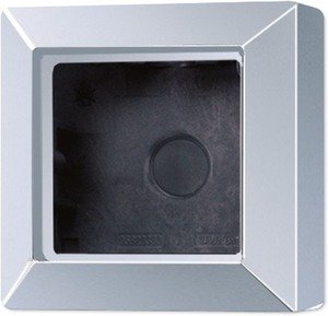 Фото Jung AS500 AS581AAL Коробка c рамкой для наружного монтажа (универсальная, алюминий)