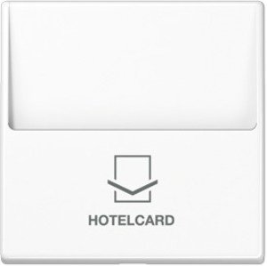 Фото Jung A590CARDWW Накладка карточного выключателя (белая)