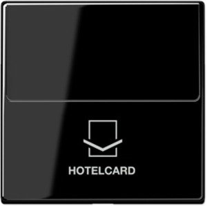 Фото Jung A590CARDSW Накладка карточного выключателя (черная)