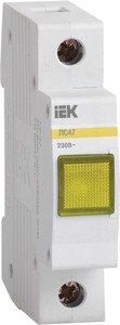 Фото IEK MLS10-230-K05 Сигнальная лампа ЛС-47 (желтая) (неон) ИЭК