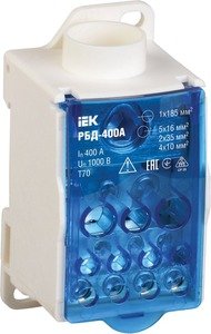 Фото IEK RBD-400 Распределительный блок на DIN-рейку РБД-400А