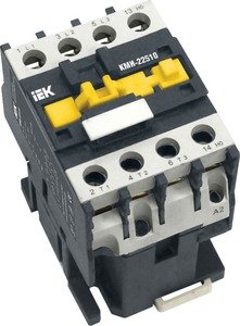 Фото IEK KKM21-025-110-10 Контактор КМИ-22510 25А 110В/АС3 1НО