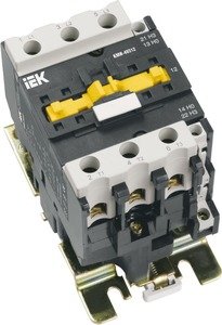 Фото IEK KKM41-080-230-11 Контактор КМИ-48012 80А 230В/АС3 1НО,1НЗ