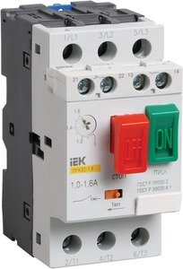 Фото IEK DMS11-C63 Пускатель ПРК32-0,63 In=0,63A Ir=0,4-0,63A Ue 660В