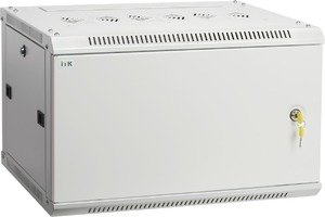 Фото IEK LWR3-12U66-MF ITK Шкаф LINEA W 12U 600x600 мм дверь металл, RAL7035