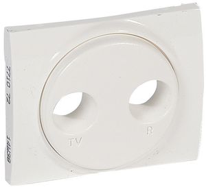 Фото Legrand Galea Life 771072 Крышка розетки телевизионной (TV+Radio, white)