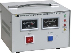 Фото IEK IVS10-1-00500 Стабилизатор напряжения СНИ1-0,5 кВА однофазный