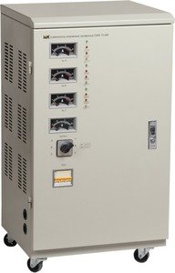 Фото IEK IVS10-3-30000 Стабилизатор напряжения СНИ3-30 кВА трехфазный