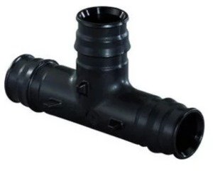 Фото Uponor Q&E 1008686 Тройник PPSU равнопроходной (d25 мм, 6 PN)