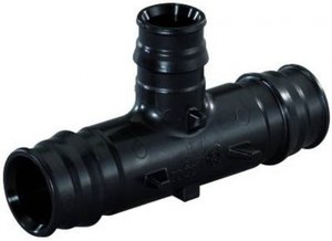 Фото Uponor Q&E 1042863 Тройник PPSU редукционный (d50 мм, 6 PN)