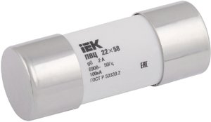 Фото IEK CFL22-025 Плавкая вставка цилиндрическая ПВЦ 22х58 25А ИЭК