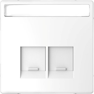 Фото Merten D-Life MTN4574-6035 Крышка розетки компьютерной (RJ45, белый лотос)