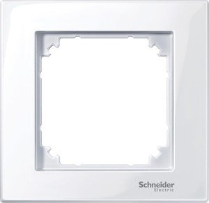 Фото Schneider Electric Merten M-Plan MTN515125 Рамка 1-постовая (универсальная, белый)