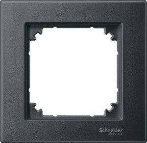 Фото Schneider Electric Merten M-Plan MTN486114 Рамка 1-постовая (универсальная, антрацит)