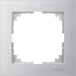 Фото Schneider Electric Merten M-Pure Decor MTN4010-3660 Рамка 1-постовая (универсальная, алюминий)
