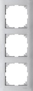 Фото Schneider Electric Merten M-Pure Decor MTN4030-3660 Рамка 3-постовая (универсальная, алюминий)