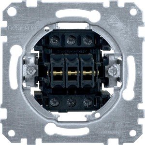 Фото Schneider Electric System M QuickFlex MTN311900 Выключатель трехклавишный (10 А, механизм, скрытая установка)
