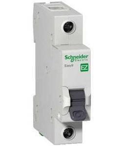 Фото Schneider Electric Easy9 EZ9F14106 Автоматический выключатель однополюсный 6А (4.5 кА, B)