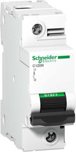 Фото Schneider Electric Acti 9 A9N18358 Автоматический выключатель однополюсный 100А (10 кА, C)