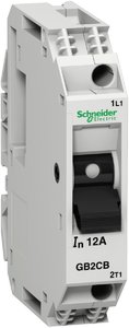 Фото Schneider Electric TeSys GB2CB16 Автоматический выключатель однополюсный 10А (1.5 кА)