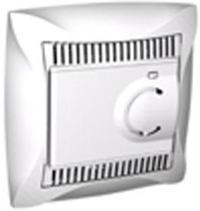 Фото Schneider Electric Дуэт WDE000138 Термостат теплого пола с датчиком (10 А, в сборе, скрытая установка, белый)