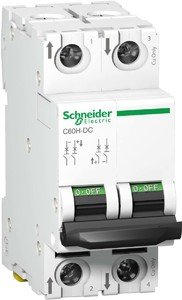 Фото Schneider Electric Acti 9 A9N61520 Автоматический выключатель двухполюсный 0.5А (15 кА, C)