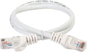 Фото IEK PC08-C5EU-1M ITK Коммутационный шнур (патч-корд), кат.5Е UTP, 1м, белый
