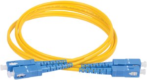 Фото IEK FPC09-SCU-SCU-C2L-2M ITK Оптический коммутационный соединительный шнур (патч-корд), для одномодового кабеля (SM), 9/125 (OS2), SC/UPC-SC/UPC, двойного исполнения (Duplex), LSZH, 2м