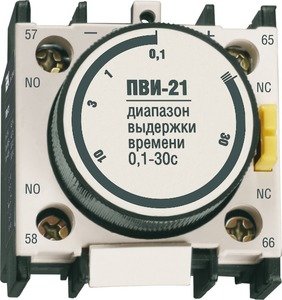 Фото IEK KPV10-11-3 Приставка ПВИ-13 задержка на вкл. 0,1-3сек. 1з+1р ИЭК