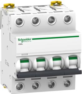 Фото Schneider Electric Acti 9 A9F94440 Автоматический выключатель четырехполюсный 40А (7.5 кА, C)