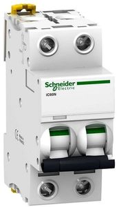 Фото Schneider Electric Acti 9 A9F75232 Автоматический выключатель двухполюсный 32А (7.5 кА, D)