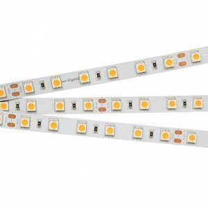 Фото Arlight RT 2 Warm 2x 008828 Светодиодная лента 24В (5060, IP33, 300 LED, LUX, 5 м)