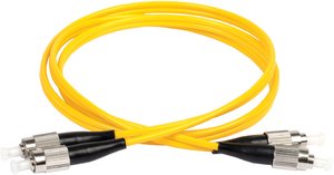 Фото IEK FPC09-FCU-FCU-C2L-2M ITK Оптический коммутационный соединительный шнур (патч-корд), для одномодового кабеля (SM), 9/125 (OS2), FC/UPC-FC/UPC, двойного исполнения (Duplex), LSZH, 2м