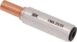 Фото IEK UGTL10-185-20 ГМА-185/240 медно-алюминиевая соединительная гильза