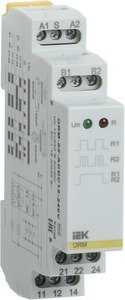 Фото IEK ORM-02-ACDC12-240V Импульсное реле ORM. 2 конт. 12-240 В AC/DC