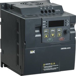 Фото IEK CNT-A310D33V0075TEZ Преобразователь частоты CONTROL-A310 380В, 3Ф 0,75 kW 2,3A