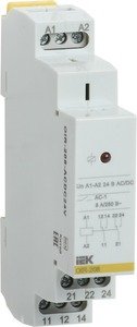 Фото IEK OIR-208-ACDC24V Промежут. реле.OIR 2 конт (8А). 24 В AC/DC