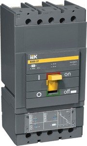 Фото IEK SVA41-3-0400-R Выключатель автоматический 3п 400А ВА 88-37 с электрон. расцеп. ИЭК