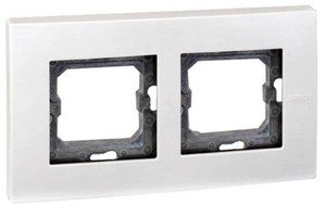 Фото Simon 27 Scudo 2705620-030 Рамка 2-постовая (белая)
