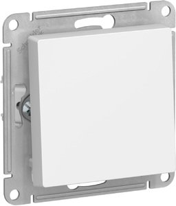 Фото Schneider Electric AtlasDesign ATN000115 Выключатель однокнопочный (10 А, под рамку, скрытая установка, белый)