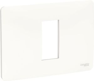 Фото Schneider Electric Unica Studio NU210118 Рамка 1-модульная (горизонтальная, белая)