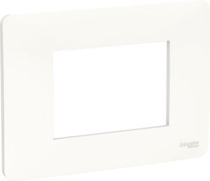 Фото Schneider Electric Unica Studio NU210318 Рамка 3-модульная (горизонтальная, белая)