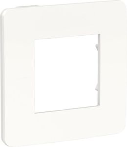 Фото Schneider Electric Unica Studio Color NU280218 Рамка 1-постовая/2-модульная (универсальная, белая)